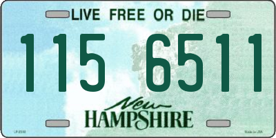 NH license plate 1156511