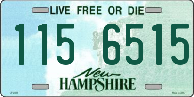 NH license plate 1156515