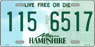 NH license plate 1156517