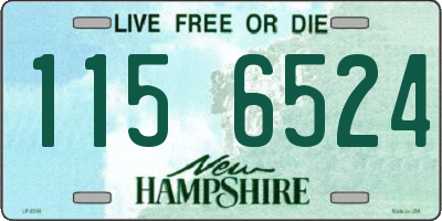 NH license plate 1156524