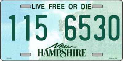 NH license plate 1156530