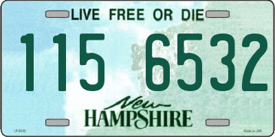 NH license plate 1156532