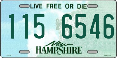 NH license plate 1156546