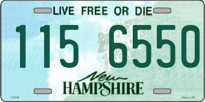 NH license plate 1156550