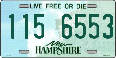 NH license plate 1156553
