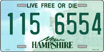 NH license plate 1156554