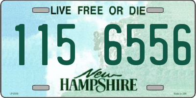 NH license plate 1156556