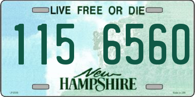 NH license plate 1156560