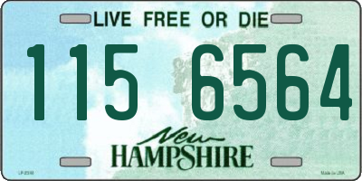 NH license plate 1156564