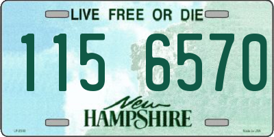 NH license plate 1156570