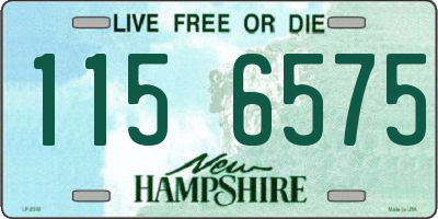 NH license plate 1156575