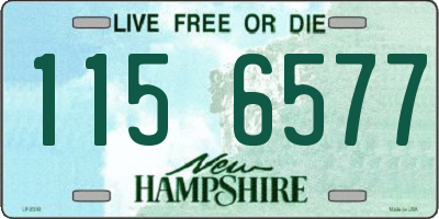 NH license plate 1156577