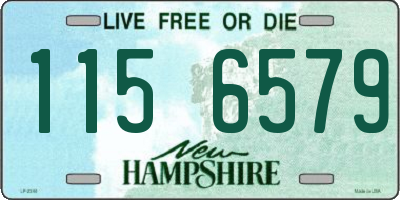 NH license plate 1156579