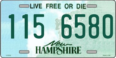 NH license plate 1156580