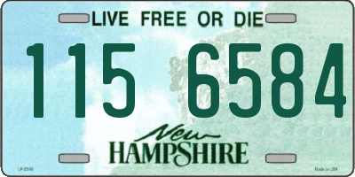 NH license plate 1156584