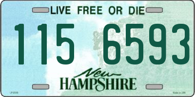 NH license plate 1156593