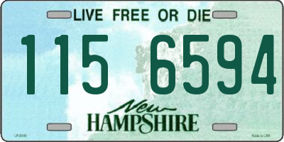 NH license plate 1156594