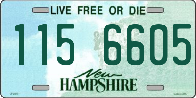 NH license plate 1156605