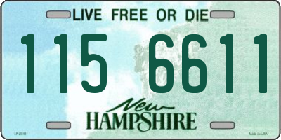 NH license plate 1156611