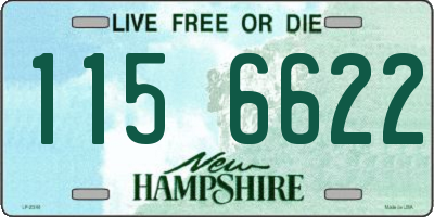 NH license plate 1156622