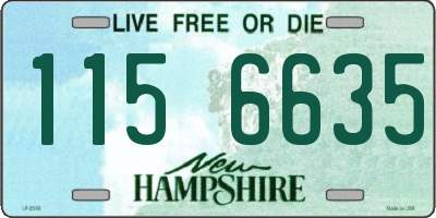 NH license plate 1156635