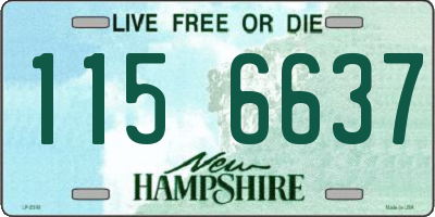 NH license plate 1156637