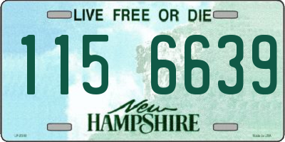 NH license plate 1156639