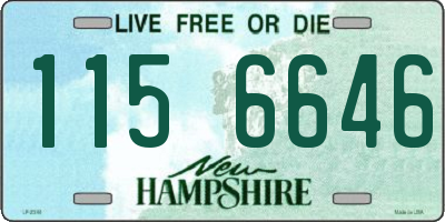 NH license plate 1156646