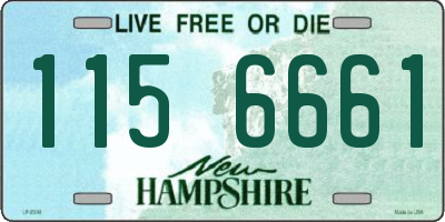NH license plate 1156661