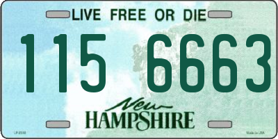 NH license plate 1156663