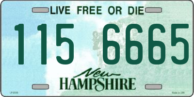 NH license plate 1156665