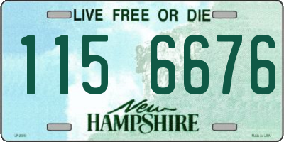 NH license plate 1156676