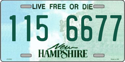 NH license plate 1156677
