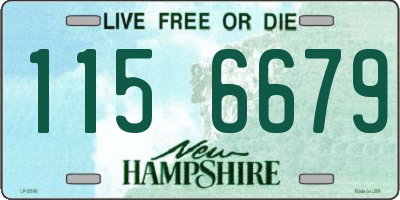 NH license plate 1156679