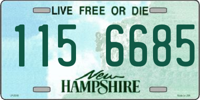 NH license plate 1156685