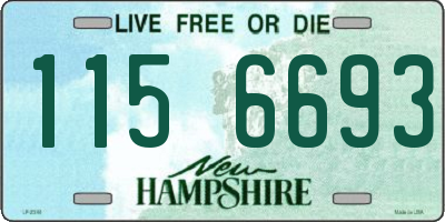NH license plate 1156693