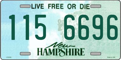 NH license plate 1156696
