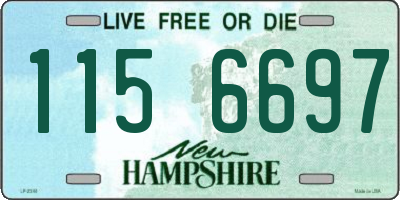 NH license plate 1156697