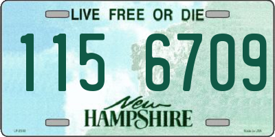 NH license plate 1156709