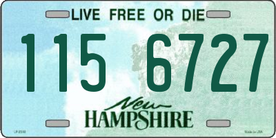 NH license plate 1156727