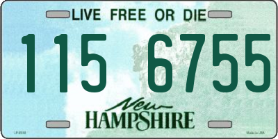 NH license plate 1156755