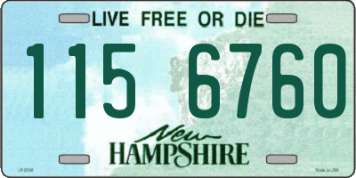 NH license plate 1156760