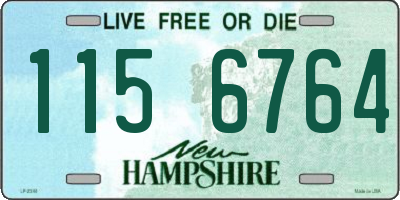 NH license plate 1156764