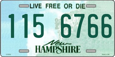 NH license plate 1156766