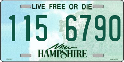 NH license plate 1156790