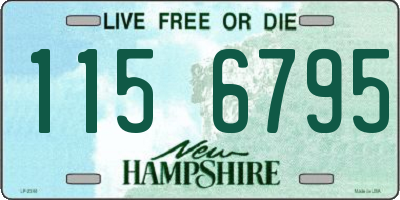 NH license plate 1156795