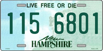 NH license plate 1156801