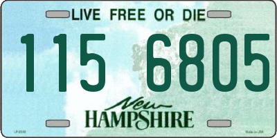 NH license plate 1156805