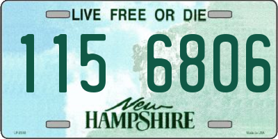 NH license plate 1156806