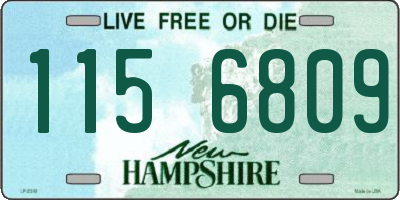 NH license plate 1156809